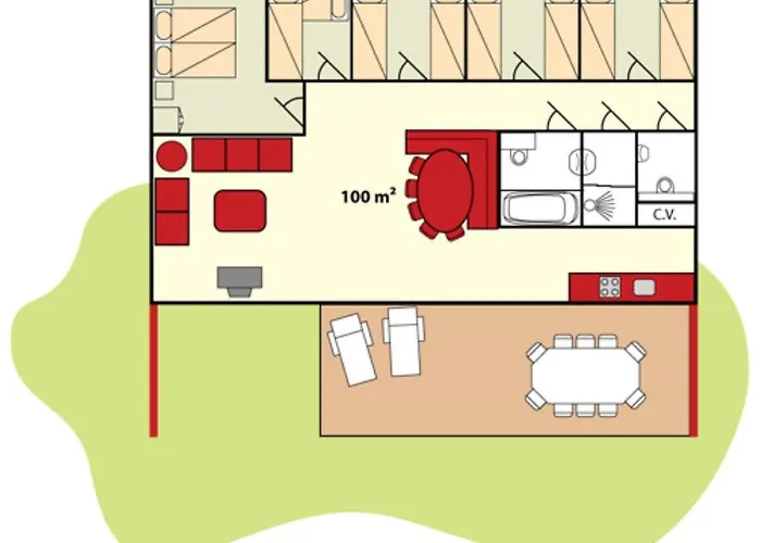 Resort Bungalow 10 Personen *